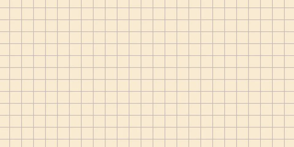 Seamless old beige grid checkered paper pattern. Vintage abstract backgroun.. Stock Illustration