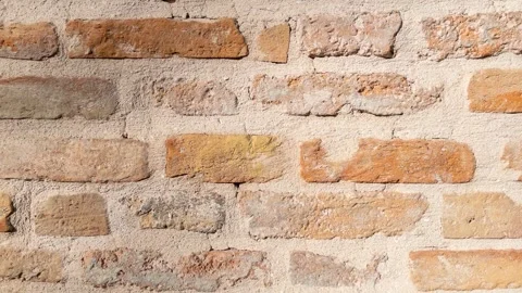 Seamless Old Brick Wall Texture Background Rustic Stone Pattern Surface Video stock 334130516