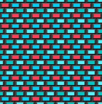 Seamless oldschool gamer pattern Illustrazione stock