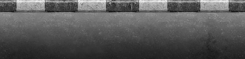 Seamless only horizontal road with border Stock-Fotos
