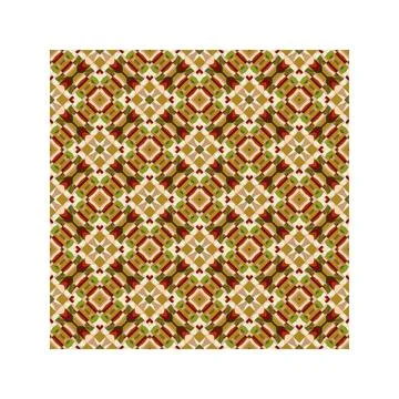 Seamless op art creative geometric pattern, ornament, fashion print Stock Illustration