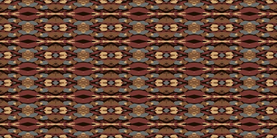 Seamless openwork texture in brown and brownish colors. Illustrazione stock