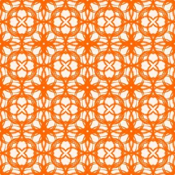 Seamless orange abstract geometric pattern background イラスト素材