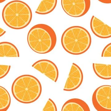 Seamless Orange Background Stock Illustration