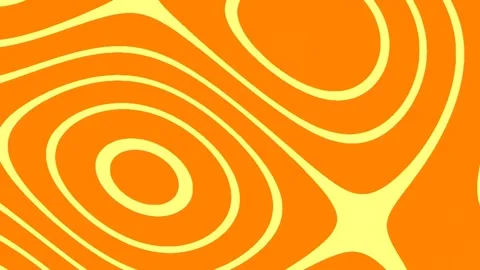 Seamless orange gold abstract wave pattern flowing lines modern geometric b.. Stock Footage 337164451