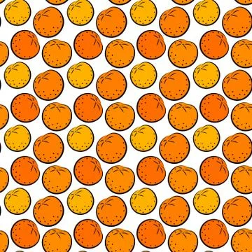Seamless orange Stock-Illustration
