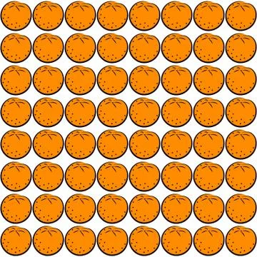 Seamless orange Stock Illustration