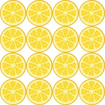 Seamless orange pattern Stock Illustration