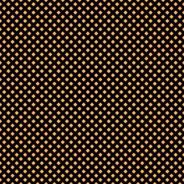 Seamless orange small square boxes on black background Stock Illustration