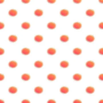 Seamless orange starburst pattern creating a vibrant background Stockillustratie