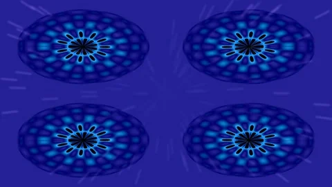 Seamless organic abstract background pattern with repeating mandala texture.. Stock Footage 339786896