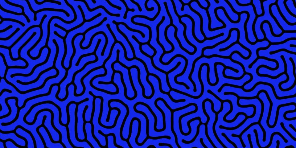 Seamless organic, biological pattern. Abstract shapes like corals. イラスト素材