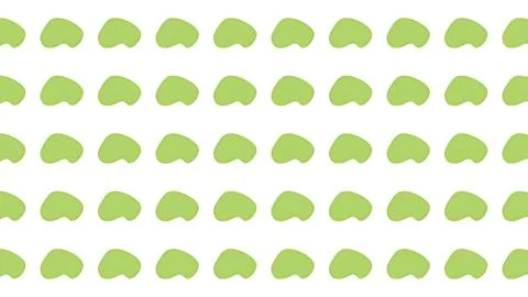 Seamless organic green blob pattern on white background for minimalist text.. Illustrazione stock