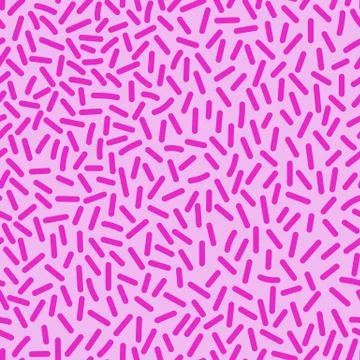 Seamless organic rounded lines pattern on white background. Vector illustration Illustrazione stock