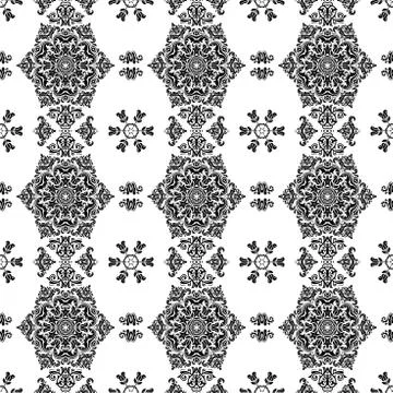 Seamless Orient  Background Stock Illustration