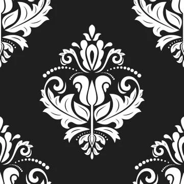 Seamless Orient  Background Stock Illustration