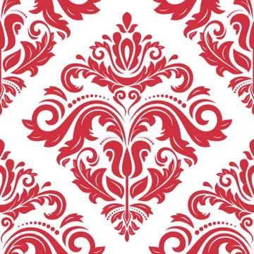 Seamless Orient Vector Background Stock Illustration