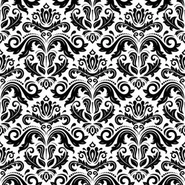 Seamless Orient Vector Background Stock Illustration