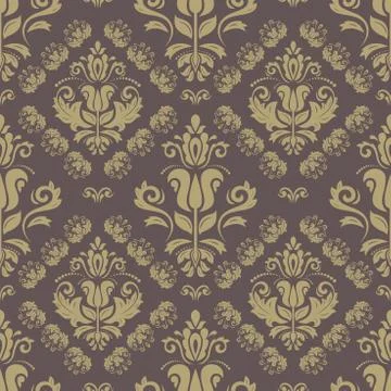 Seamless Orient Vector Background Stock Illustration