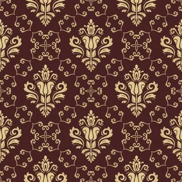 Seamless Orient Vector Background Illustrazione stock