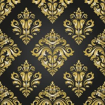 Seamless Orient Vector Background Stock Illustration