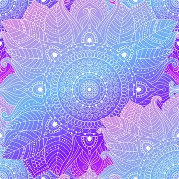 Seamless oriental arabesque pattern Stock Illustration