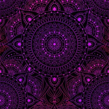 Seamless oriental arabesque pattern Illustrazione stock