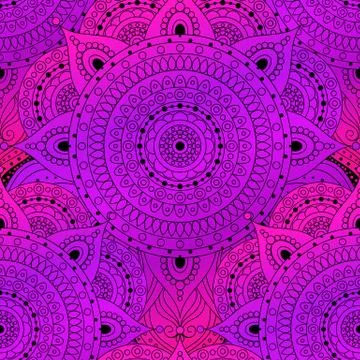 Seamless oriental arabesque pattern 스톡 일러스트