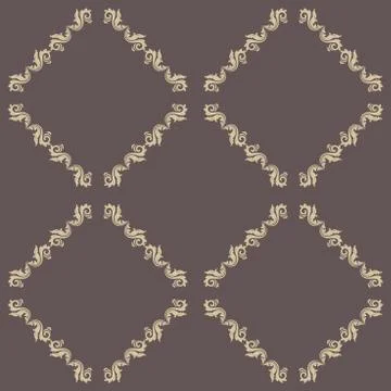 Seamless Oriental  Background Stock Illustration