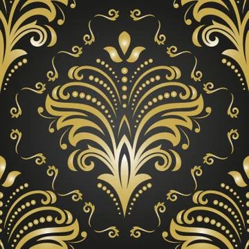 Seamless Oriental Background Stock Illustration