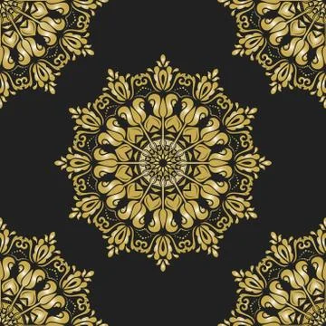 Seamless Oriental Background Stock Illustration