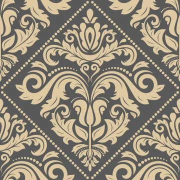 Seamless Oriental Background Stock Illustration