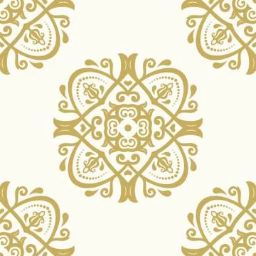 Seamless Oriental Background Stock Illustration