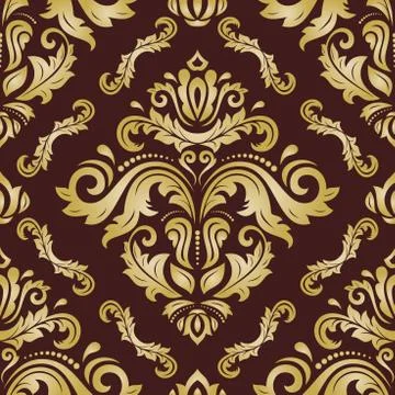 Seamless Oriental Background Stock Illustration