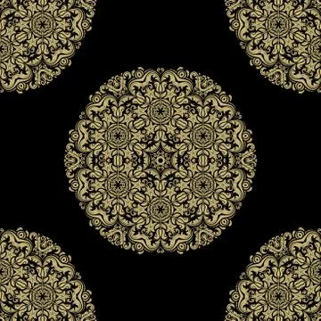 Seamless Oriental Background Illustrazione stock