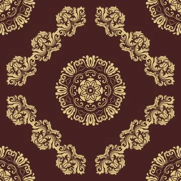 Seamless Oriental Background Stock Illustration