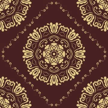 Seamless Oriental Background Stock Illustration