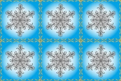 Seamless. Oriental nice pattern with arabesques and floral elements. Pictures in 스톡 일러스트