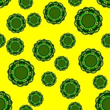 Seamless oriental ornamental pattern. Stock Illustration