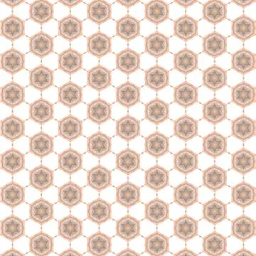 Seamless oriental pattern with geometric ornaments. Arabic seamless texture b Stock Illustration