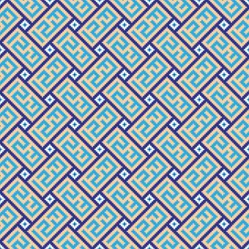 Seamless oriental pattern Stock Illustration