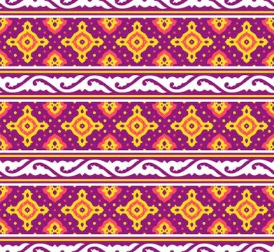 Seamless oriental pattern. Vector background Stock Illustration