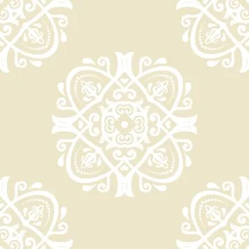 Seamless Oriental Vector Background Stock Illustration