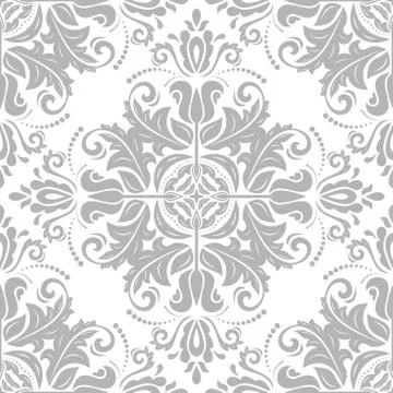 Seamless Oriental Vector Background Stock Illustration