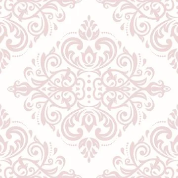 Seamless Oriental Vector Background Stock Illustration