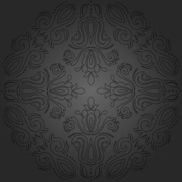 Seamless Oriental Vector Background Stock Illustration