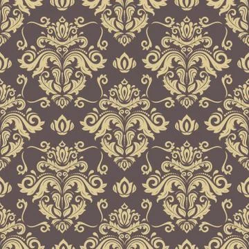 Seamless Oriental Vector Background Stock-Illustration