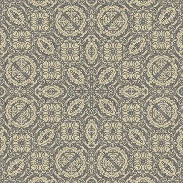 Seamless Oriental Vector Background Stock Illustration