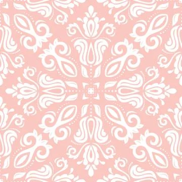 Seamless Oriental Vector Background Stock Illustration