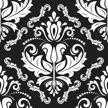 Seamless Oriental Vector Background Stock Illustration